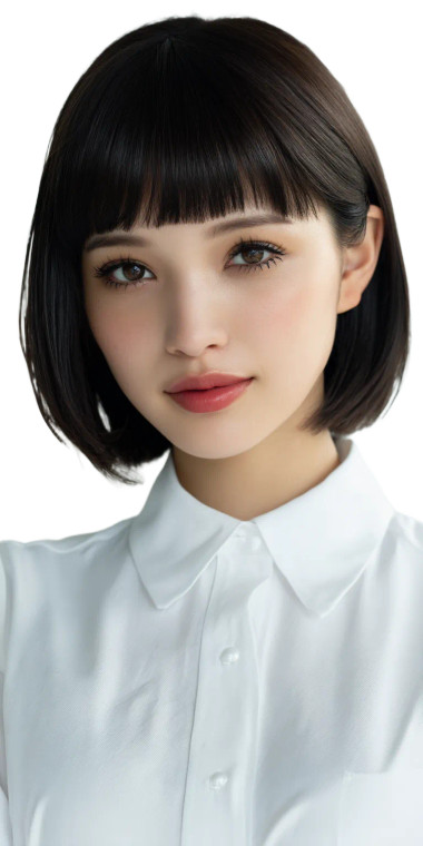 Japanese Young Woman V9 Vinyl Car Decal Sticker – Waterproof & UV-Resistant 