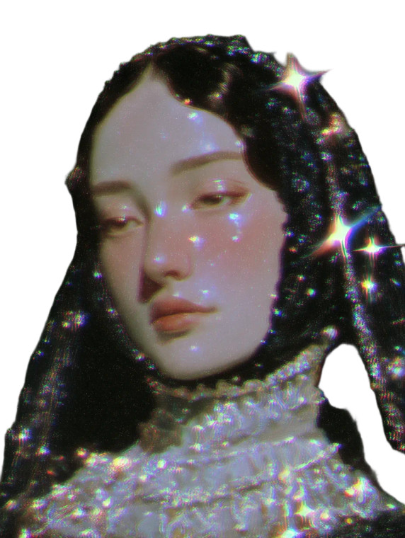 Aristocratic Veiled Woman Vinyl Car Decal Sticker – Waterproof & UV-Resistant 