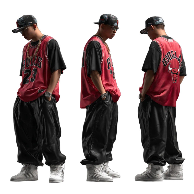 Filipino Hip-Hop Character Vinyl Car Decal Sticker – Waterproof & UV-Resistant 