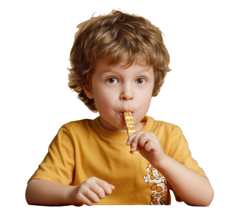 Boy Eating Candy Vinyl Car Decal Sticker – Waterproof & UV-Resistant 