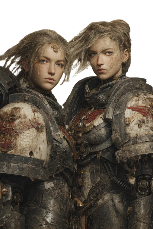 Gothic Warrior Portrait V3 Vinyl Car Decal Sticker – Waterproof & UV-Resistant 