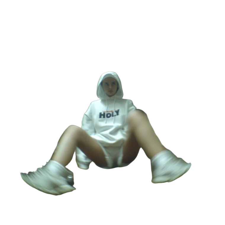 Nun In Hoodie Vinyl Car Decal Sticker – Waterproof & UV-Resistant 