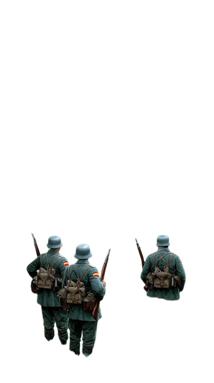 Wehrmacht Soldiers Alert Vinyl Car Decal Sticker – Waterproof & UV-Resistant 
