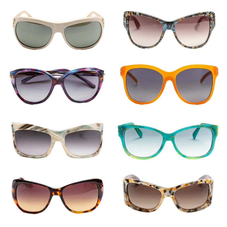 Ladies' Sunglasses Vinyl Car Decal Sticker – Waterproof & UV-Resistant 