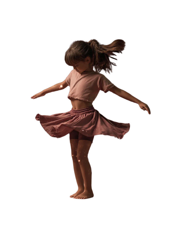 Graceful Spinning Girl Vinyl Car Decal Sticker – Waterproof & UV-Resistant 