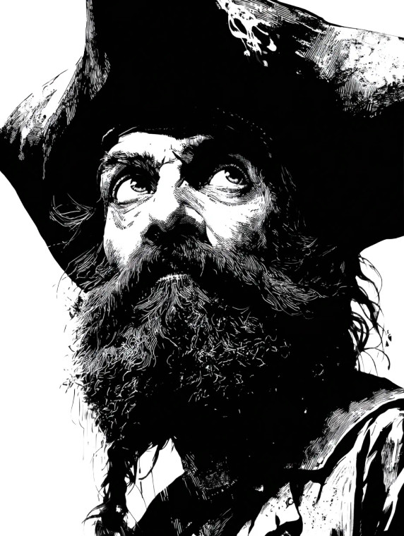 Banksy'S Blackbeard Vinyl Car Decal Sticker – Waterproof & UV-Resistant 