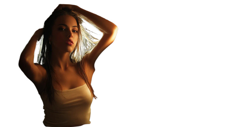 Brushing Hair Vinyl Car Decal Sticker – Waterproof & UV-Resistant 