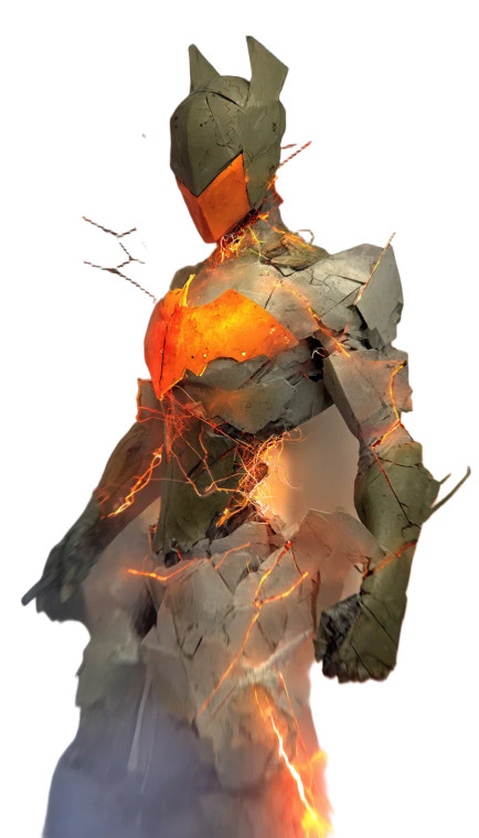 Energy-Humanoid Entity Vinyl Car Decal Sticker – Waterproof & UV-Resistant 