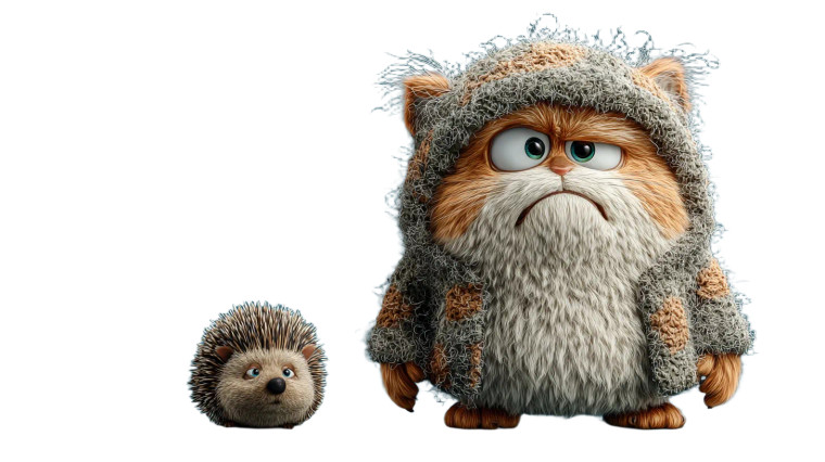 Depressed Fluffy Cat V3 Vinyl Car Decal Sticker – Waterproof & UV-Resistant 