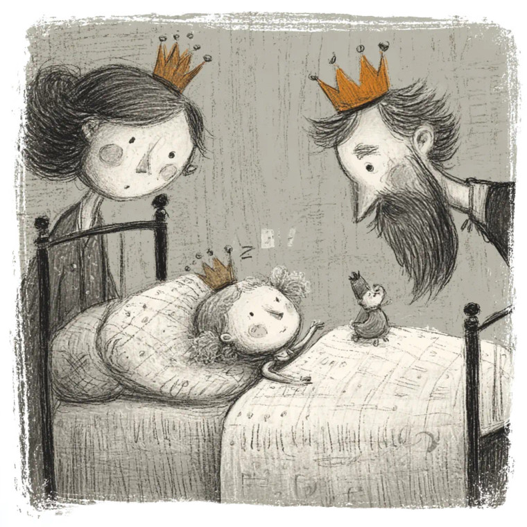 Newborn Princess Sleep Vinyl Car Decal Sticker – Waterproof & UV-Resistant 