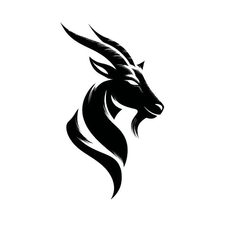 Cashmere Goat Logo Vinyl Car Decal Sticker – Waterproof & UV-Resistant 