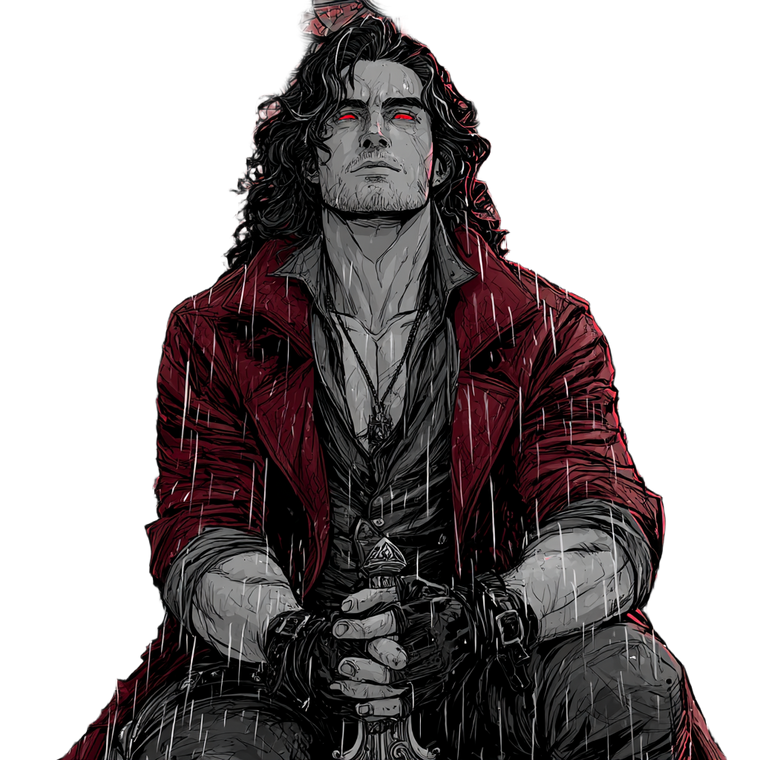 Gothic Vampire Henry Vinyl Car Decal Sticker – Waterproof & UV-Resistant 