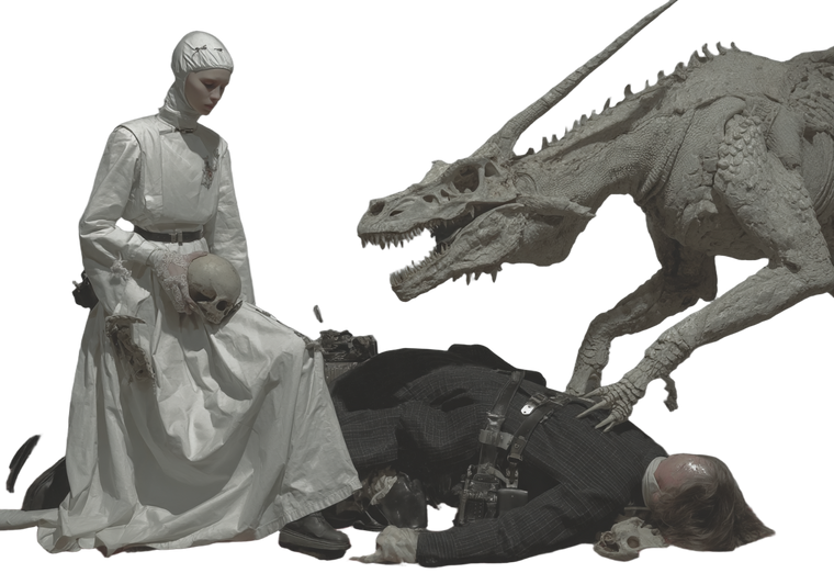 Knight With Skull V2 Vinyl Car Decal Sticker – Waterproof & UV-Resistant 