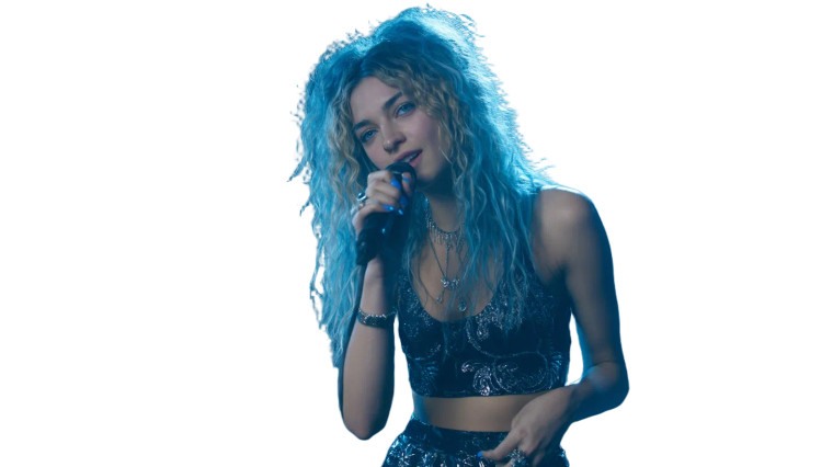 Holographic Punk Singer Vinyl Car Decal Sticker – Waterproof & UV-Resistant 