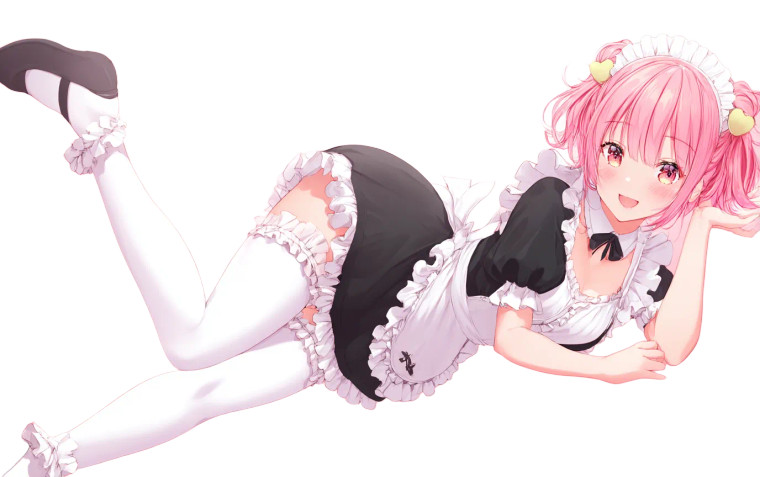 Anime Maid Valentine Vinyl Car Decal Sticker – Waterproof & UV-Resistant 