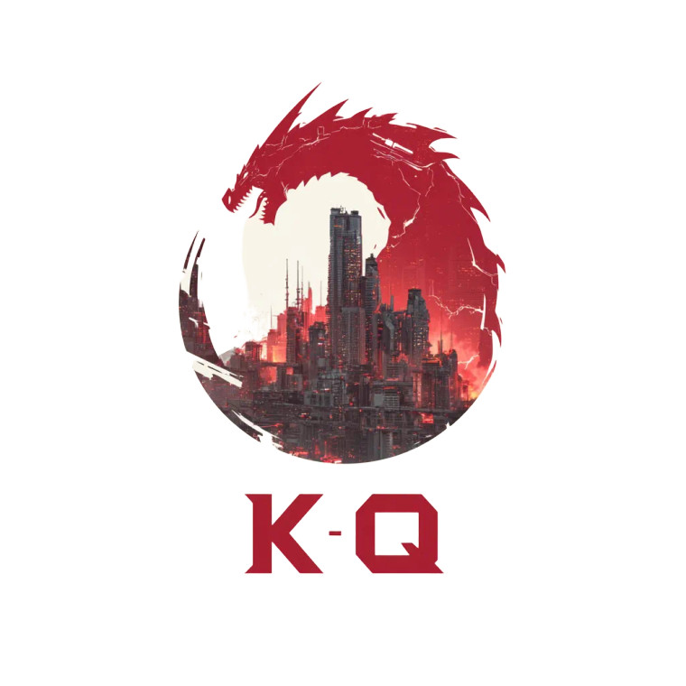 Dragon-Kaiju Logo Vinyl Car Decal Sticker – Waterproof & UV-Resistant 