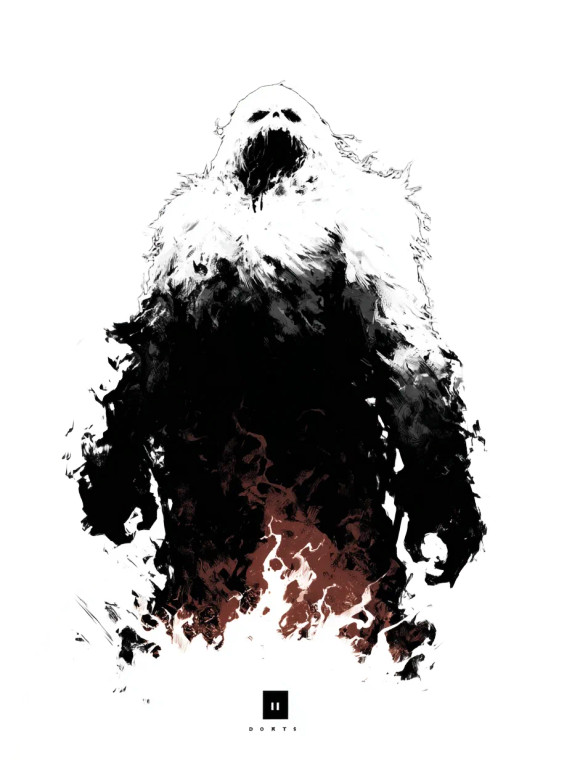 Friendly Fluffy Yeti Vinyl Car Decal Sticker – Waterproof & UV-Resistant 