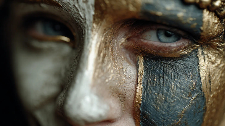 Masked Sorrow Vinyl Car Decal Sticker – Waterproof & UV-Resistant 