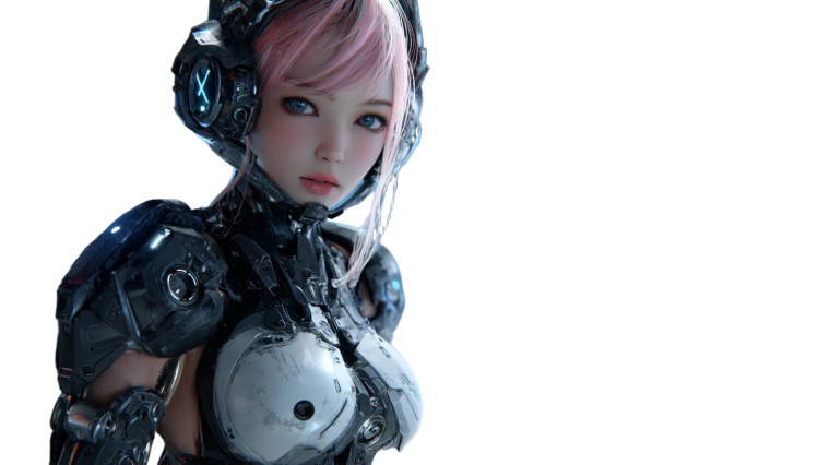 Mecha Armor Beauty Vinyl Car Decal Sticker – Waterproof & UV-Resistant 