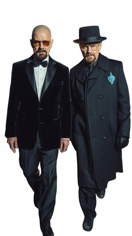 Cinematic Duo Walk Vinyl Car Decal Sticker – Waterproof & UV-Resistant 