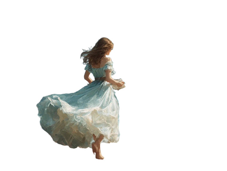 Girl By Sea V5 Vinyl Car Decal Sticker – Waterproof & UV-Resistant 