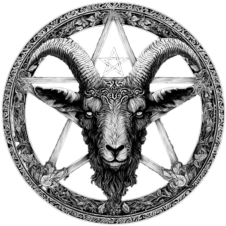 Stylistic Wiccan Symbol Vinyl Car Decal Sticker – Waterproof & UV-Resistant 