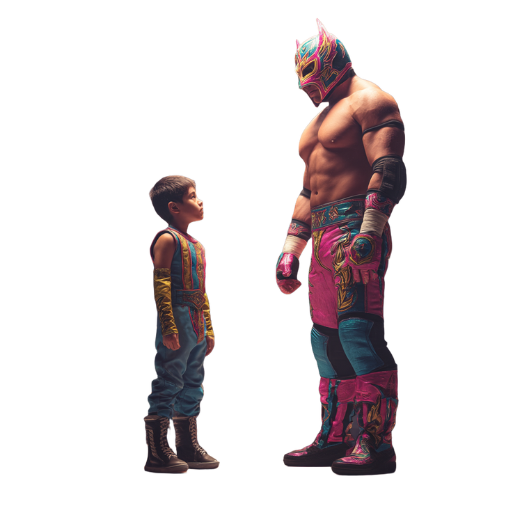 Lucha Libre Showdown Vinyl Car Decal Sticker – Waterproof & UV-Resistant 