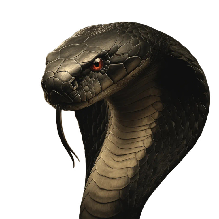 Cobra Snake Vinyl Car Decal Sticker – Waterproof & UV-Resistant 