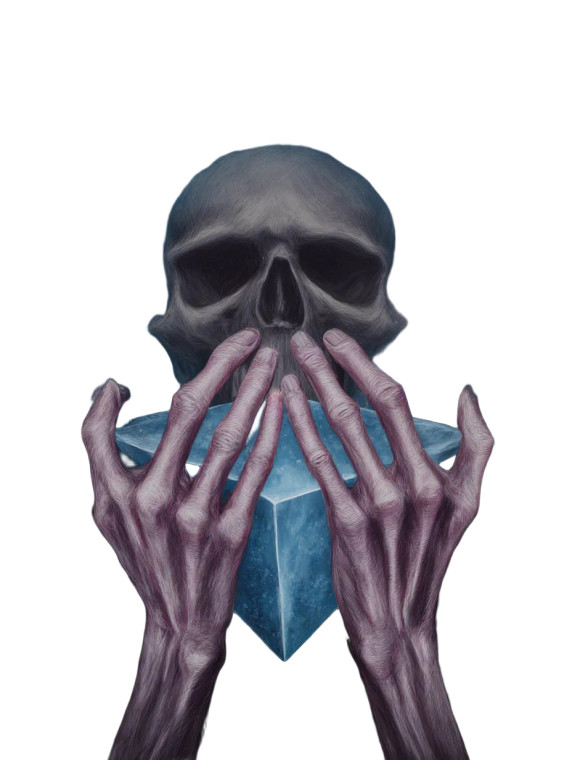 Astral Grim Vinyl Car Decal Sticker – Waterproof & UV-Resistant 
