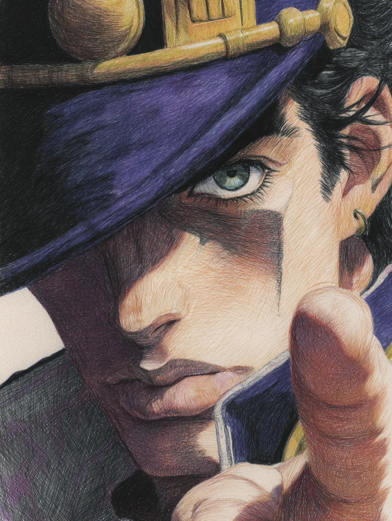 Jotaro Kujo Vinyl Car Decal Sticker – Waterproof & UV-Resistant 