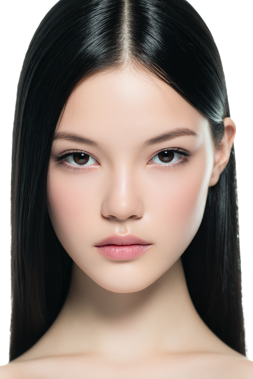 Elegant Asian Portrait V12 Vinyl Car Decal Sticker – Waterproof & UV-Resistant 