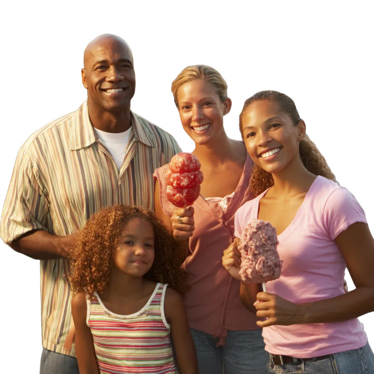 Cheerful Carnival Family Vinyl Car Decal Sticker – Waterproof & UV-Resistant 