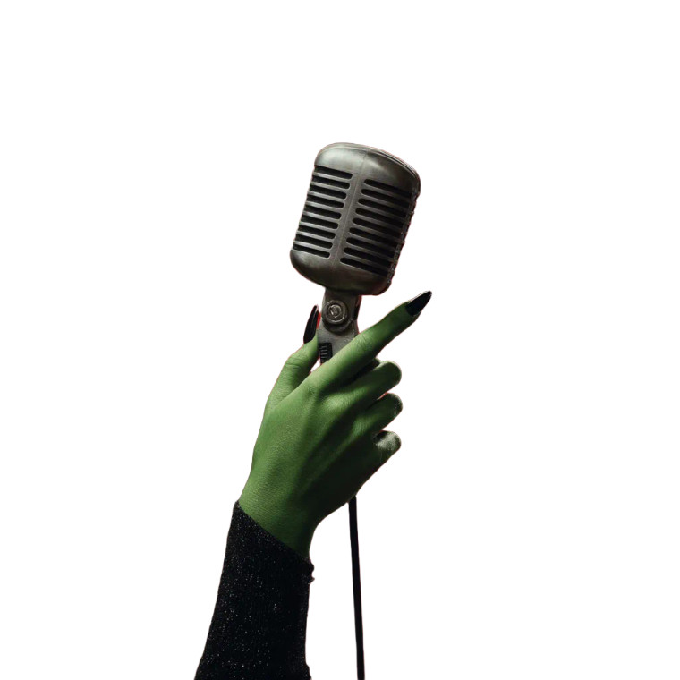 Green Witch Hand Vinyl Car Decal Sticker – Waterproof & UV-Resistant 