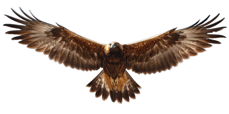 Majestic Eagle Flight V3 Vinyl Car Decal Sticker – Waterproof & UV-Resistant 