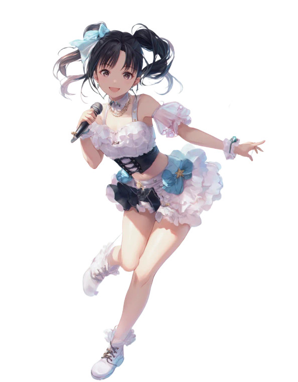 Anime Idol Girl V2 Vinyl Car Decal Sticker – Waterproof & UV-Resistant 