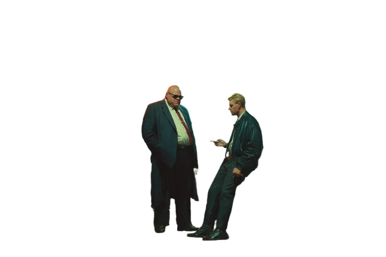 Neon Noir Encounter Vinyl Car Decal Sticker – Waterproof & UV-Resistant 