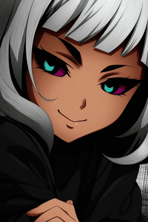 Ai Hoshino Silhouette Vinyl Car Decal Sticker – Waterproof & UV-Resistant 