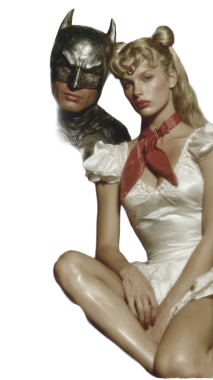 Batman Sailor Moon Vinyl Car Decal Sticker – Waterproof & UV-Resistant 