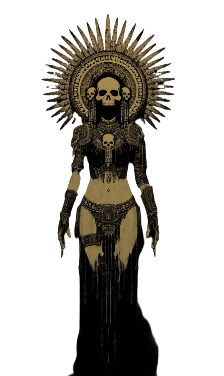 Aztec Warrior Queen Vinyl Car Decal Sticker – Waterproof & UV-Resistant 