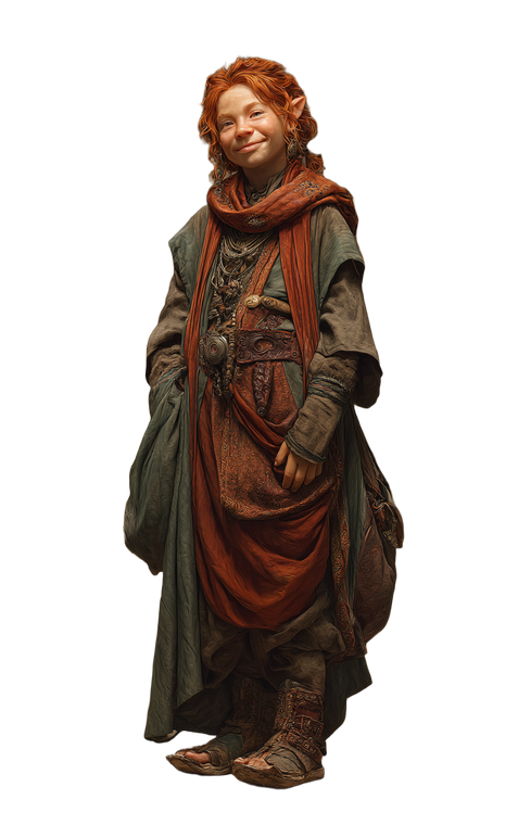 Hobbit Villager Vinyl Car Decal Sticker – Waterproof & UV-Resistant 