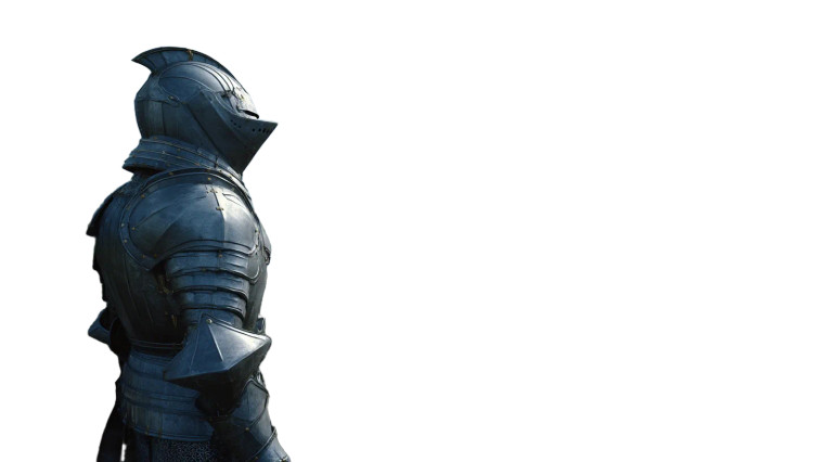 Medieval Knight Scene Vinyl Car Decal Sticker – Waterproof & UV-Resistant 