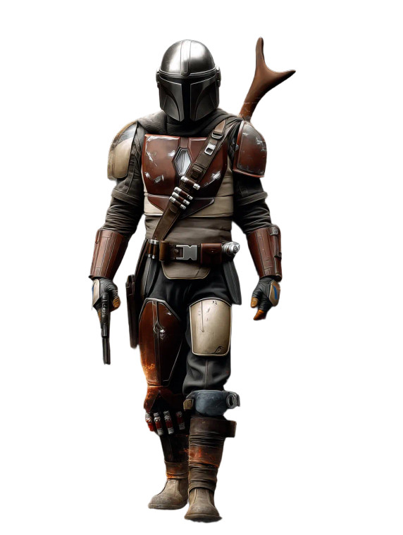 The Mandalorian V2 Vinyl Car Decal Sticker – Waterproof & UV-Resistant 