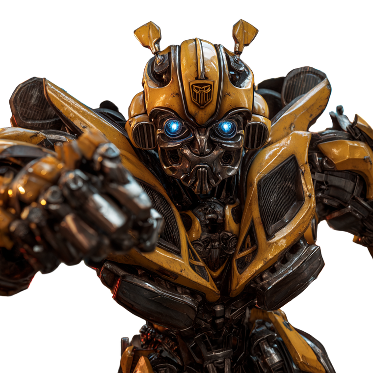 Bumblebee Transformer Vinyl Car Decal Sticker – Waterproof & UV-Resistant 