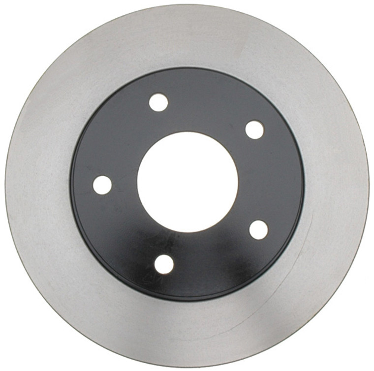 Raybestos Black Fusion Coated Street Performance Brake Rotor | OE Replacement | Noise Dampening Iron
