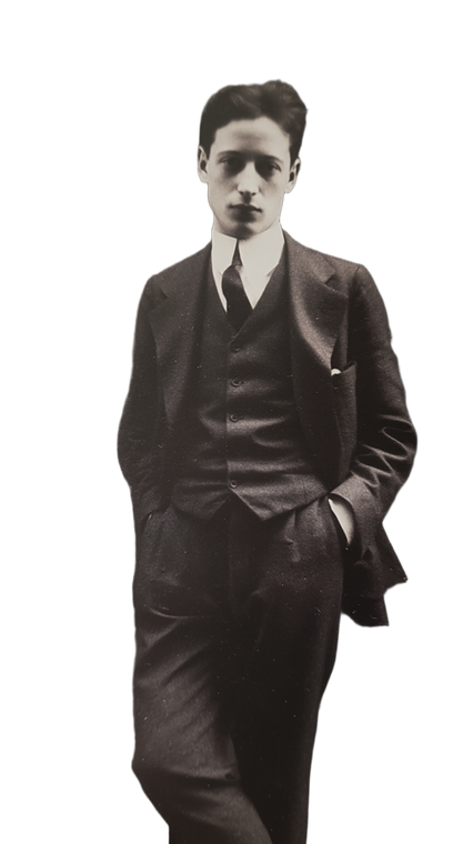 Young Man In Suit V3 Vinyl Car Decal Sticker – Waterproof & UV-Resistant 