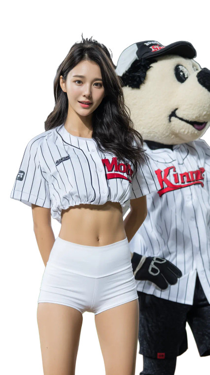 Cheerleader And Mascot V5 Vinyl Car Decal Sticker – Waterproof & UV-Resistant 