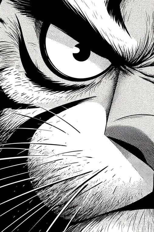 Japanese Tiger Art Vinyl Car Decal Sticker – Waterproof & UV-Resistant 