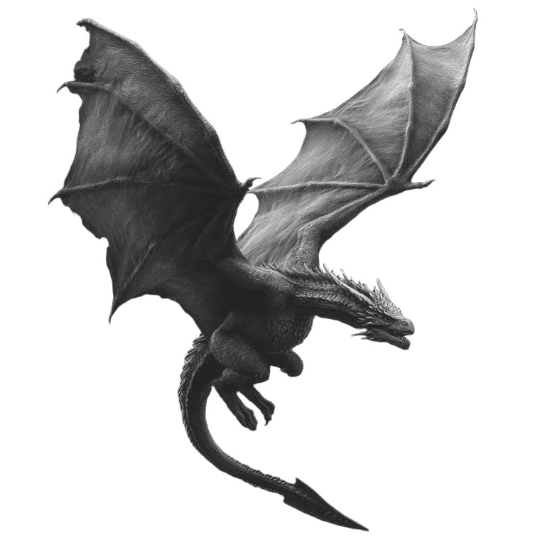 Epic Flying Dragon Vinyl Car Decal Sticker – Waterproof & UV-Resistant 