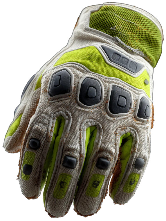 Motorcycle Gloves Vinyl Car Decal Sticker – Waterproof & UV-Resistant 