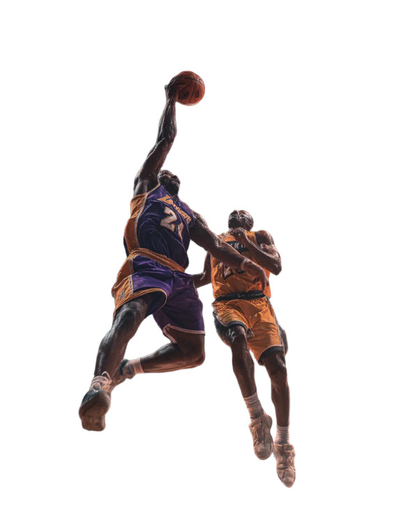 Slam Dunk Action Vinyl Car Decal Sticker – Waterproof & UV-Resistant 